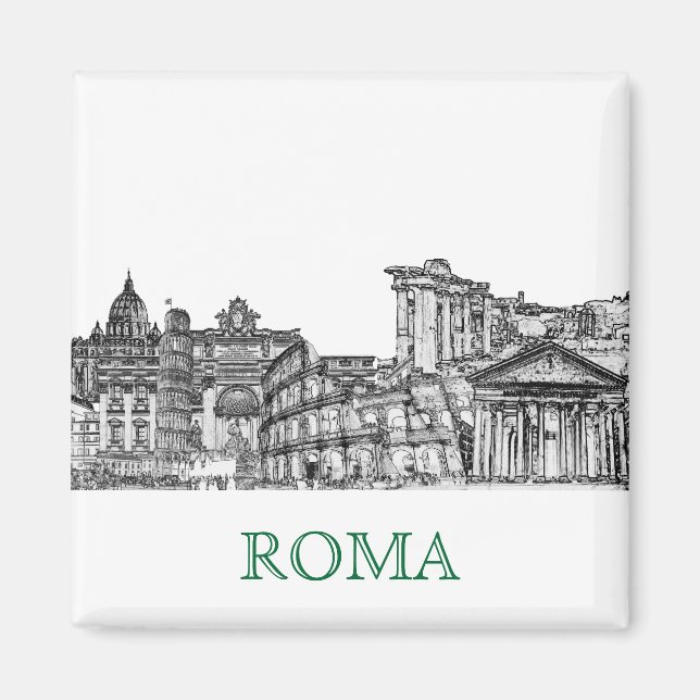 Imã Roma, Roma... lembranças de viagem (Frente)