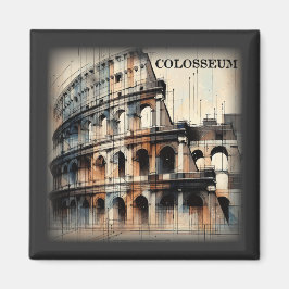 Imã Roman Colosseum Itália Europa