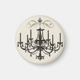 Imã Romance com um Chandelier ~ Magnet Amor Francês