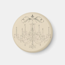 Imã Romance com um Chandelier ~ Magnet Amor Francês