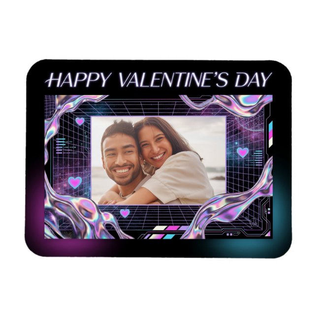 Ímã Romance Cósmico Amor Digital (Horizontal)
