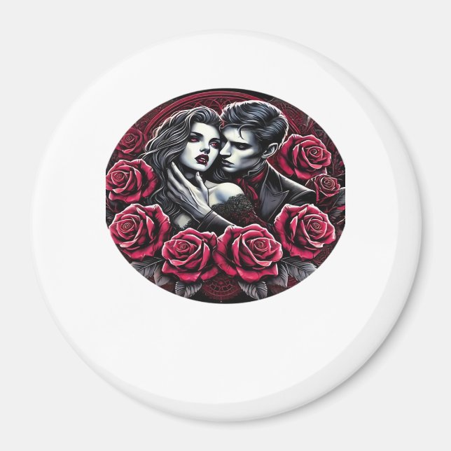 Imã Romance Gótico Vampírico – Até que a Morte nos Sep (Frente)