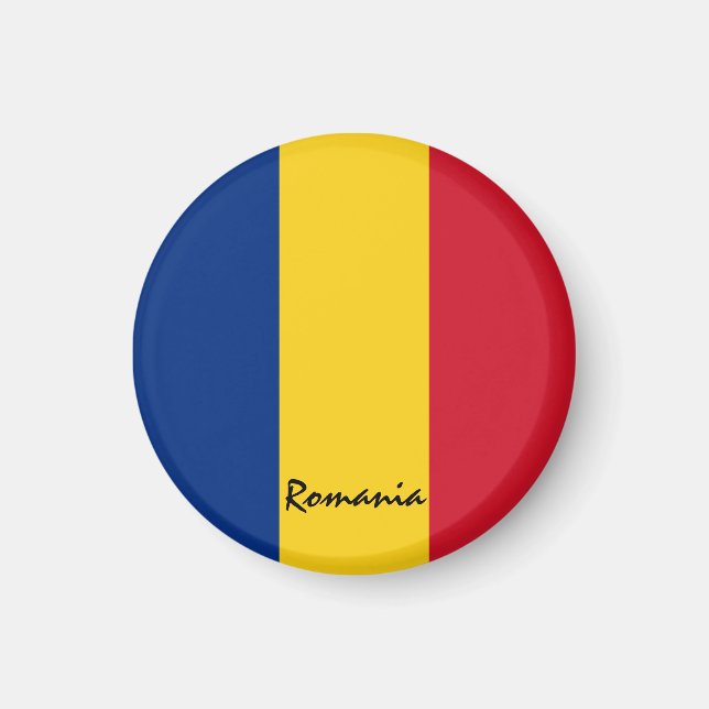 Imã Romanian flag & Romania holiday, travel /sports (Frente)