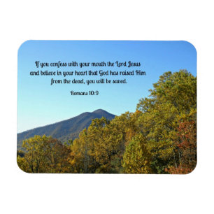 Ímã Romanos 10:9 Se confessar com a boca...