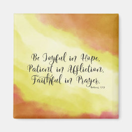 Imã Romanos 12:12 Sejam felizes na Bíblia Cristã Esper