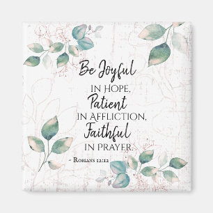 Imã Romanos 12:12 Sejam Joyful in Hope, Faithful in Pr