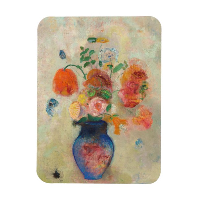 Ímã Romantic Flower Vase - Odilon Redon (Vertical)