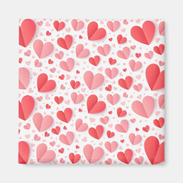 Imã Romantic Red Heart Happy Valentine’s Day Love Gift