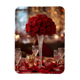 Ímã Romantic Red Rose Valentine Decorative Photo