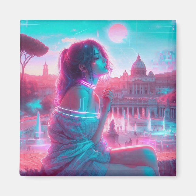 Imã Rome | Ethereal Dreamy Urban Vaporwave Retrowave (Frente)