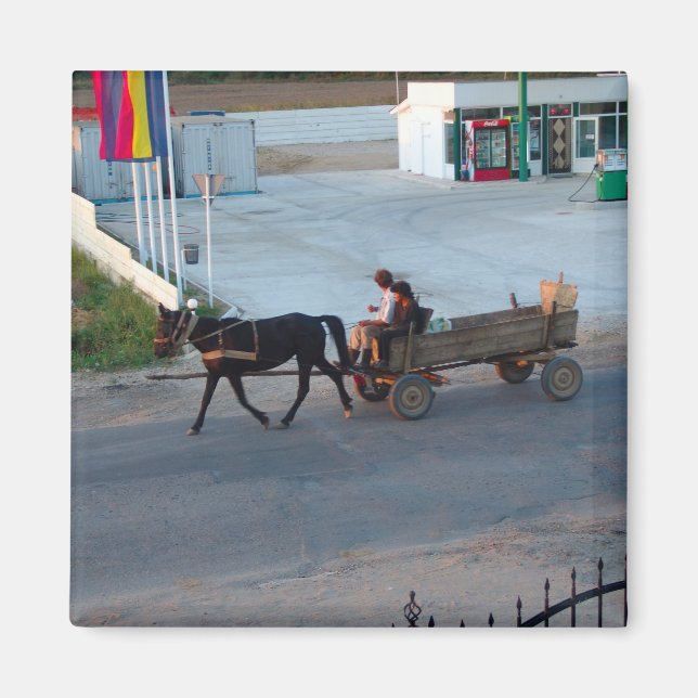 Imã Romênia, sem necessidade de gasolina (Frente)