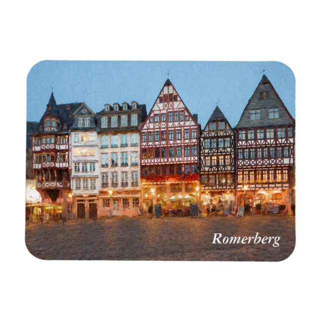 Ímã Romerberg em Frankfurt am Main (Horizontal)