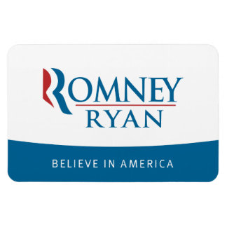 Ímã Romney Ryan Acredita no Flexi Magnet Americano