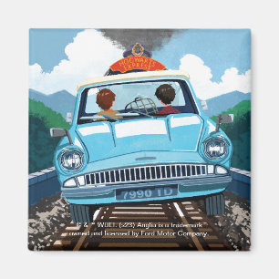 Imã Ron & HARRY POTTER™ de carro voador para HOGWARTS™