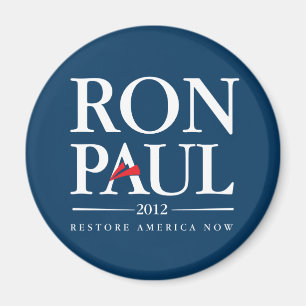 Imã Ron Paul 2012 (Azul)