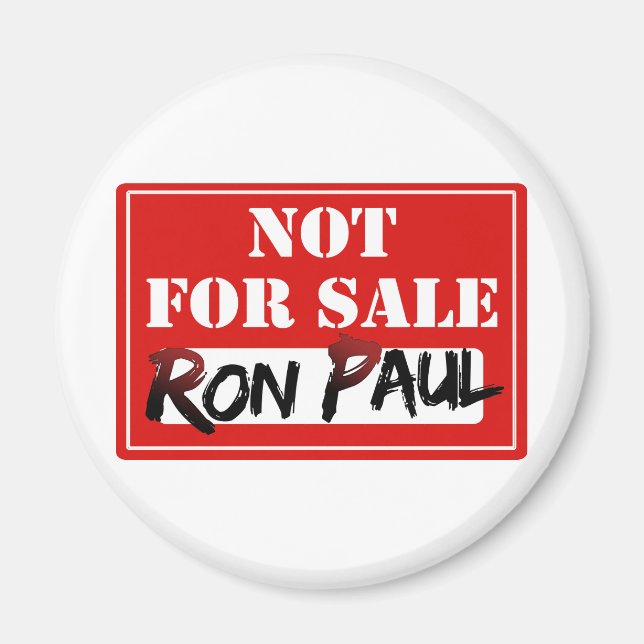 Imã Ron Paul NÃO É PARA VENDA!! (Frente)