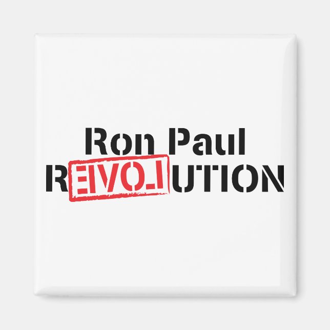 Imã Ron Paul Revolution Magnet (Frente)