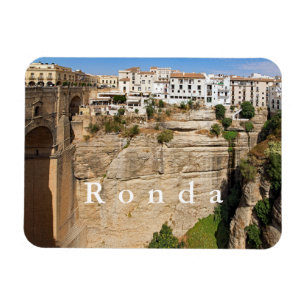 Ímã Ronda. Garganta. Ponte. Cidade