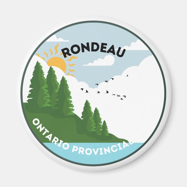 Imã Rondeau Ontario Provincial Park Magnet (Frente)