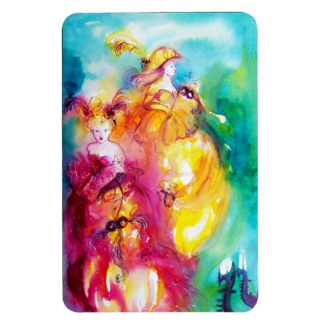 Ímã RONDO IN LAGOON/Bola de Mascarada Veneza (Vertical)