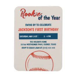 Ímã Rookie da Festa de aniversário de Beisebol do Ano