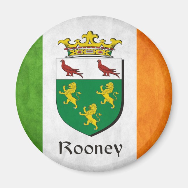 Imã Rooney Irish Flag (Frente)