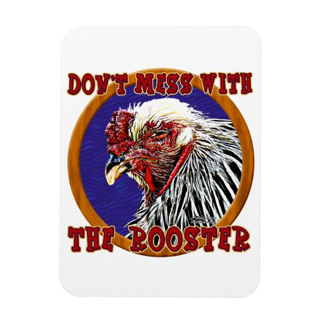 Ímã Rooster Antigo (Vertical)