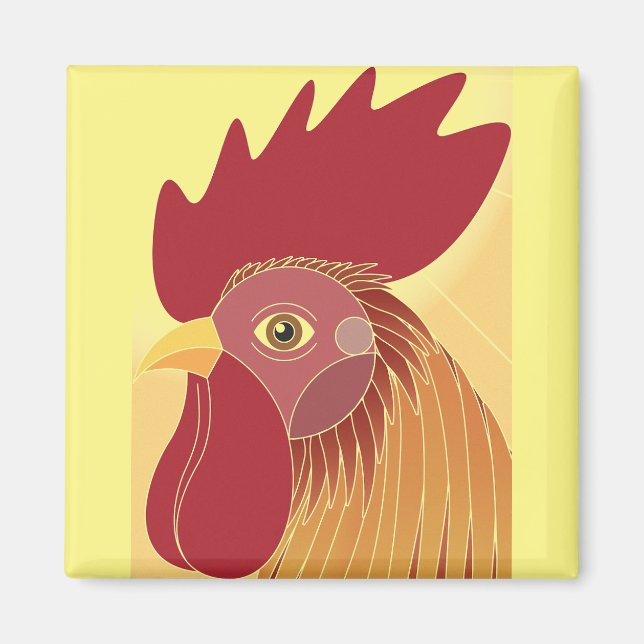 Imã Rooster Magnet (Frente)