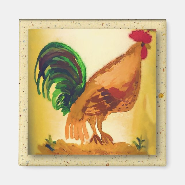 Imã Rooster Magnet (Frente)