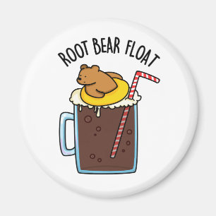 Imã Root Bear Flutuando Cerveja Root Engraçado
