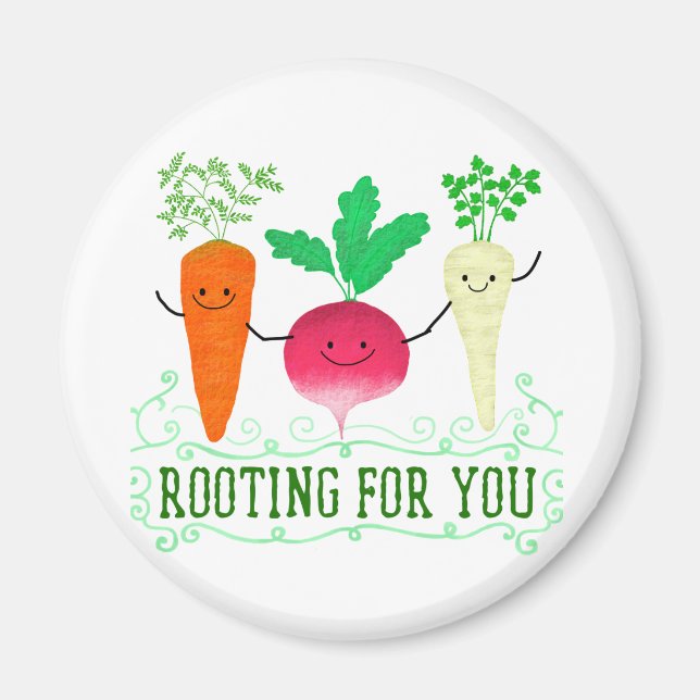 Imã Root Pun Positivo - Root para você (Frente)