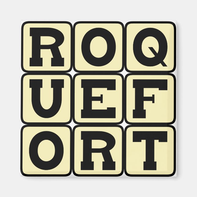 Imã Roquefort, Queijo Azul Francês (Frente)