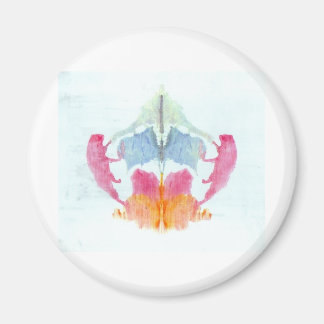Imã Rorschach Test Ink Blots Placa 8 Animal