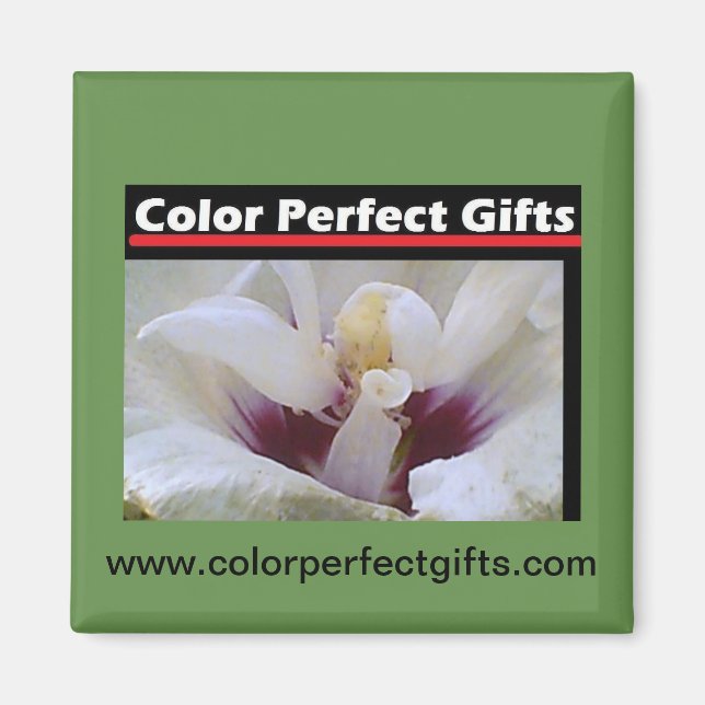 Imã Rosa branca (Frente)