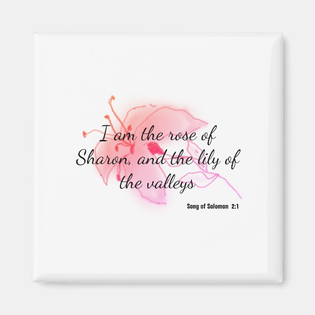 Imã rosa claro (Frente)