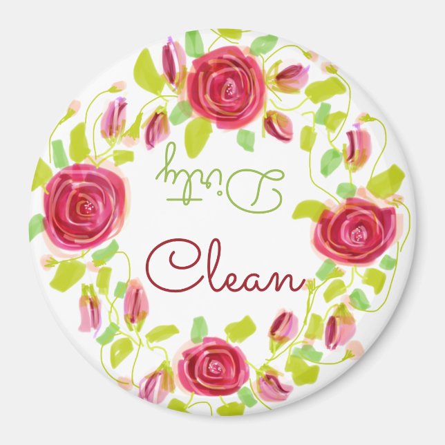 Imã Rosa de Borgonha Padrão (Frente)