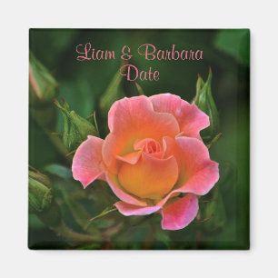 Imã Rosa de Casamento Pink de Peachy