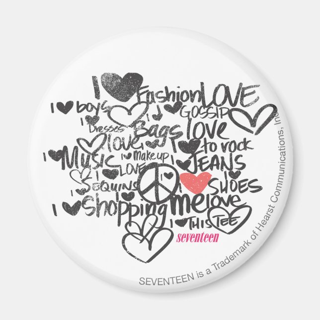 Imã Rosa de grafite (Frente)