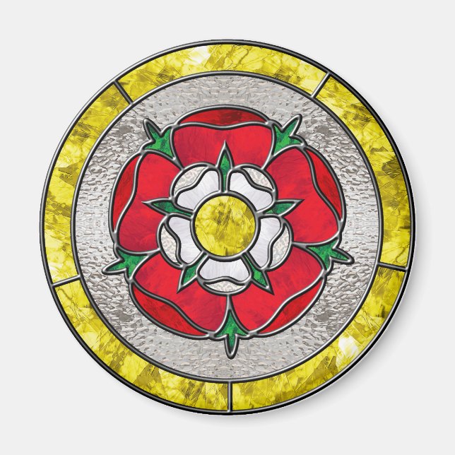 Imã Rosa de vidro (Frente)