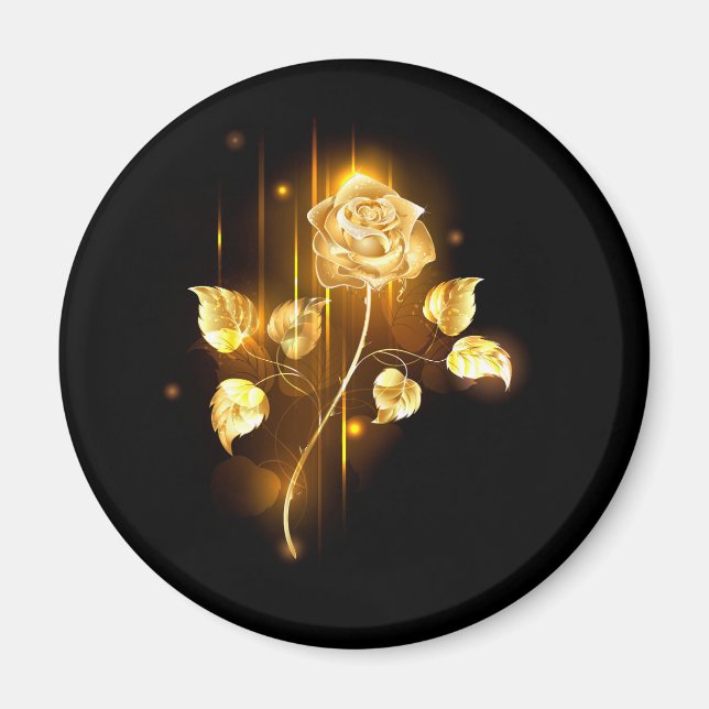 Imã rosa do ouro ( rosa dourado ) (Frente)