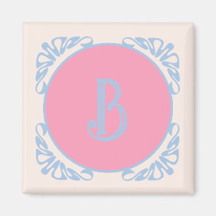 Imã Rosa e azul personalizados