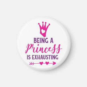 Imã Rosa e Roxo Ser uma Princesa está Escavando