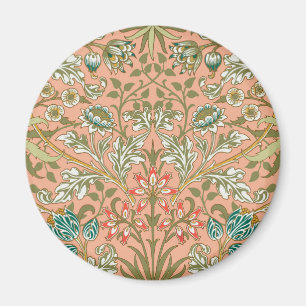 Imã Rosa Flor de Jacinto de William Morris Arte