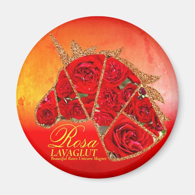 Imã Rosa Lavaglut (Frente)