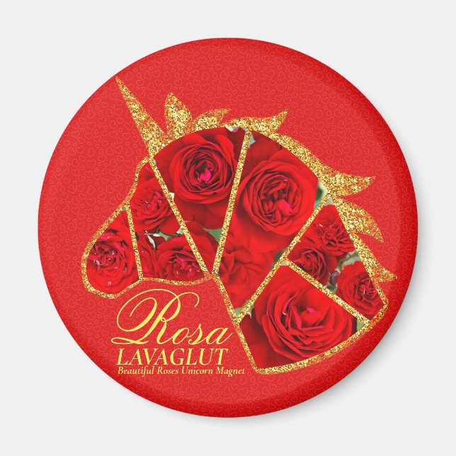 Imã Rosa Lavaglut (Frente)