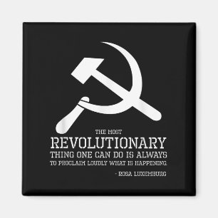 Imã Rosa Luxemburg Quote - Socialista &amp; Comunista 