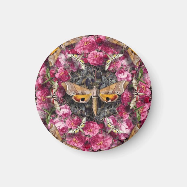 Imã Rosa Mandala (Frente)