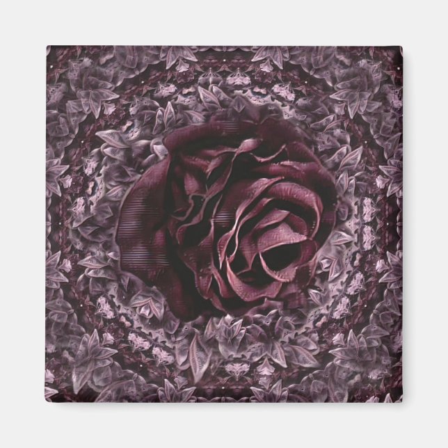 Imã Rosa Mandala (Frente)