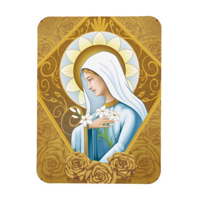 Ímã Rosa místico (Vertical)