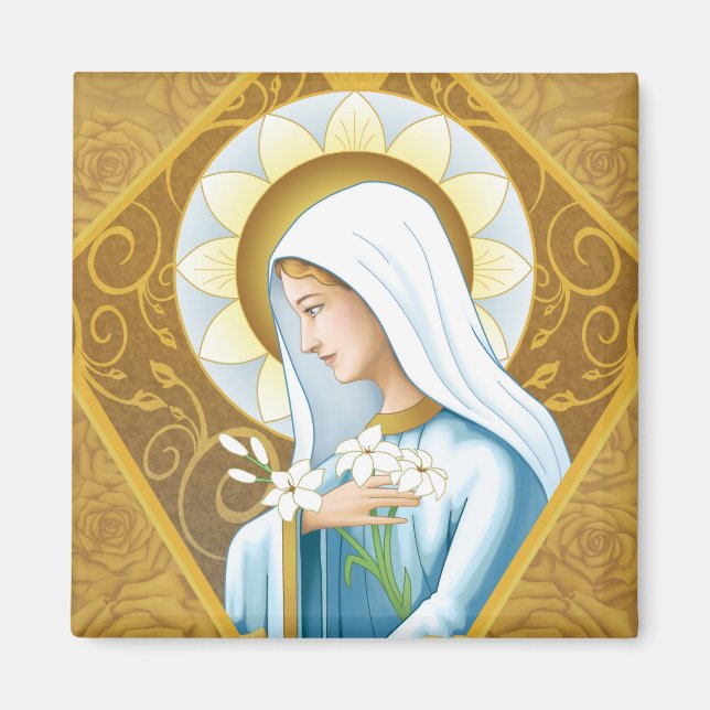 Imã Rosa místico (Frente)